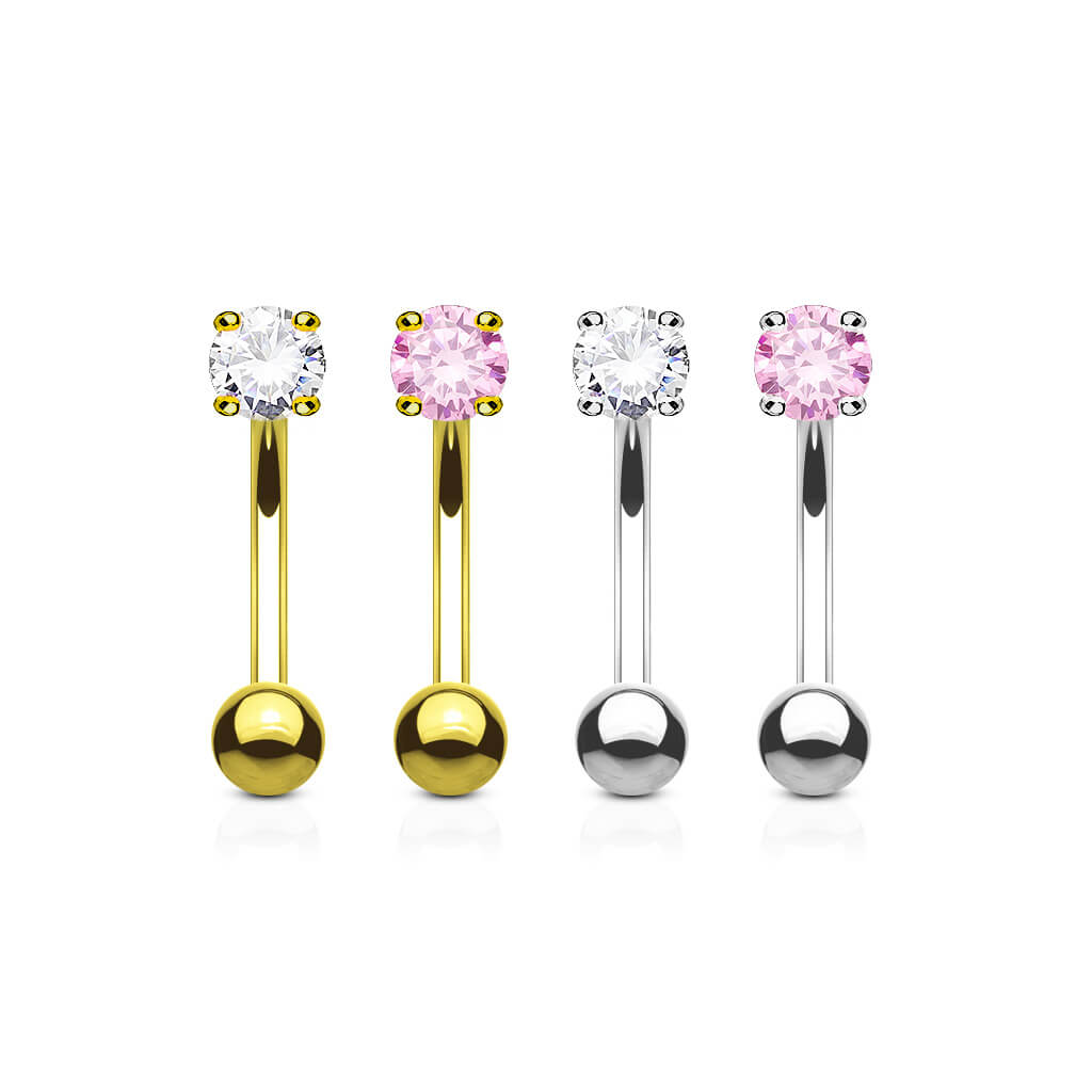 Or 14kt Sourcil Zircone