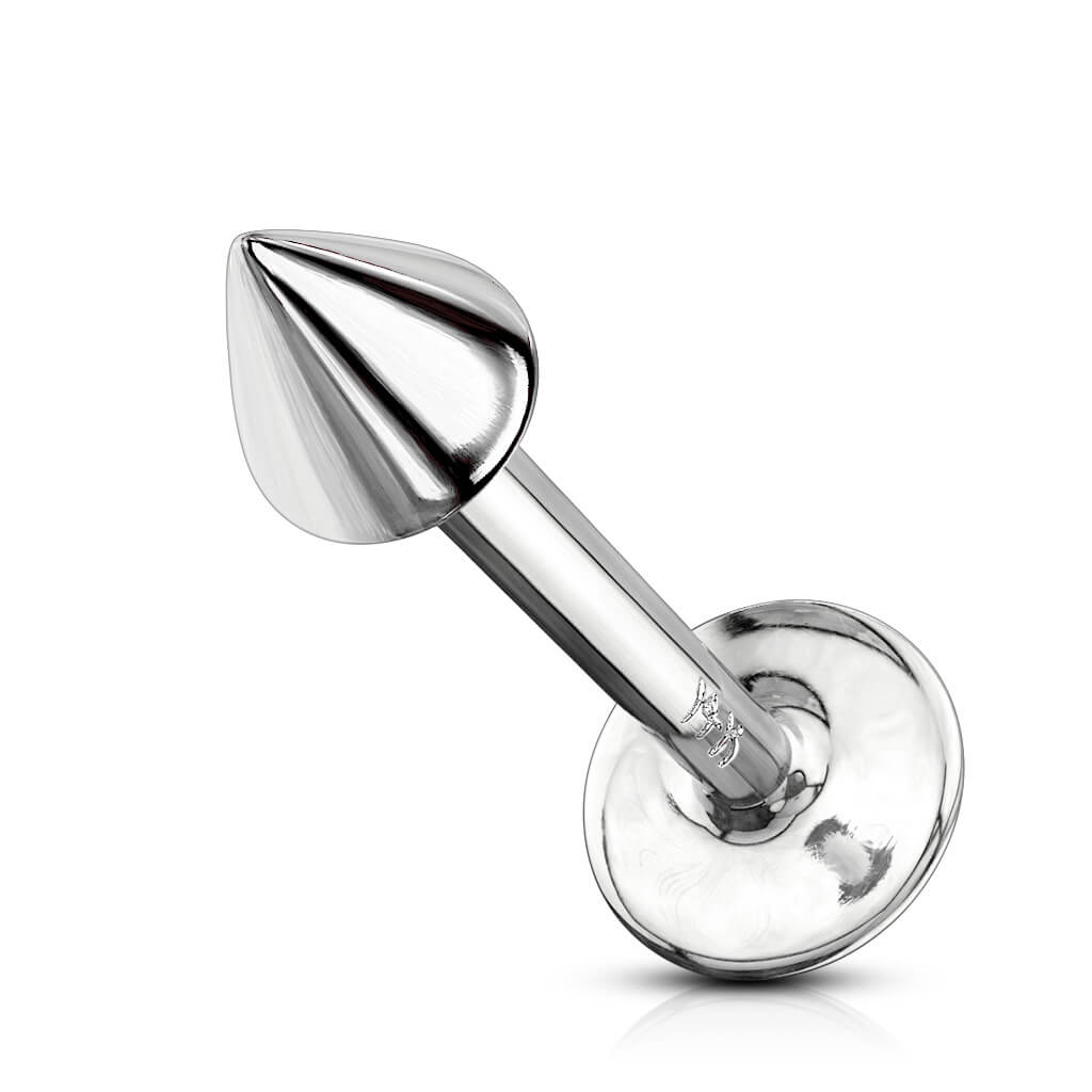 Oro 14 kt Labret Punta di lancia