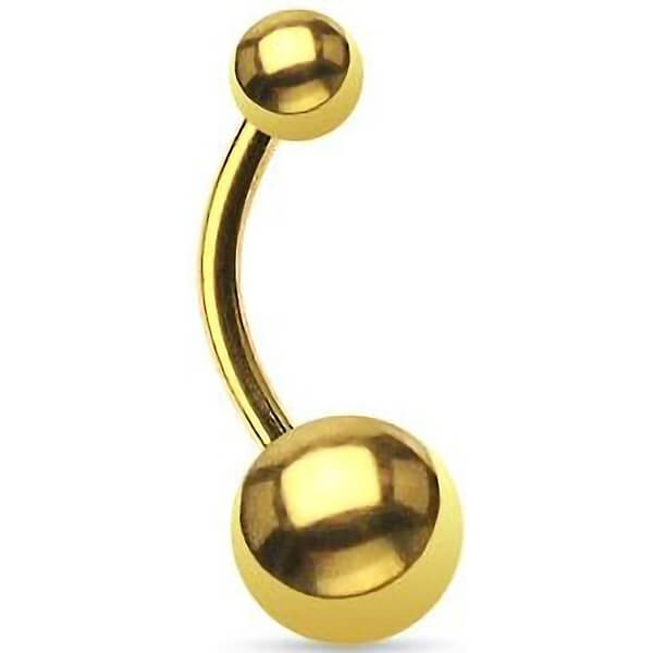Piercing Ombelico Sfera Oro