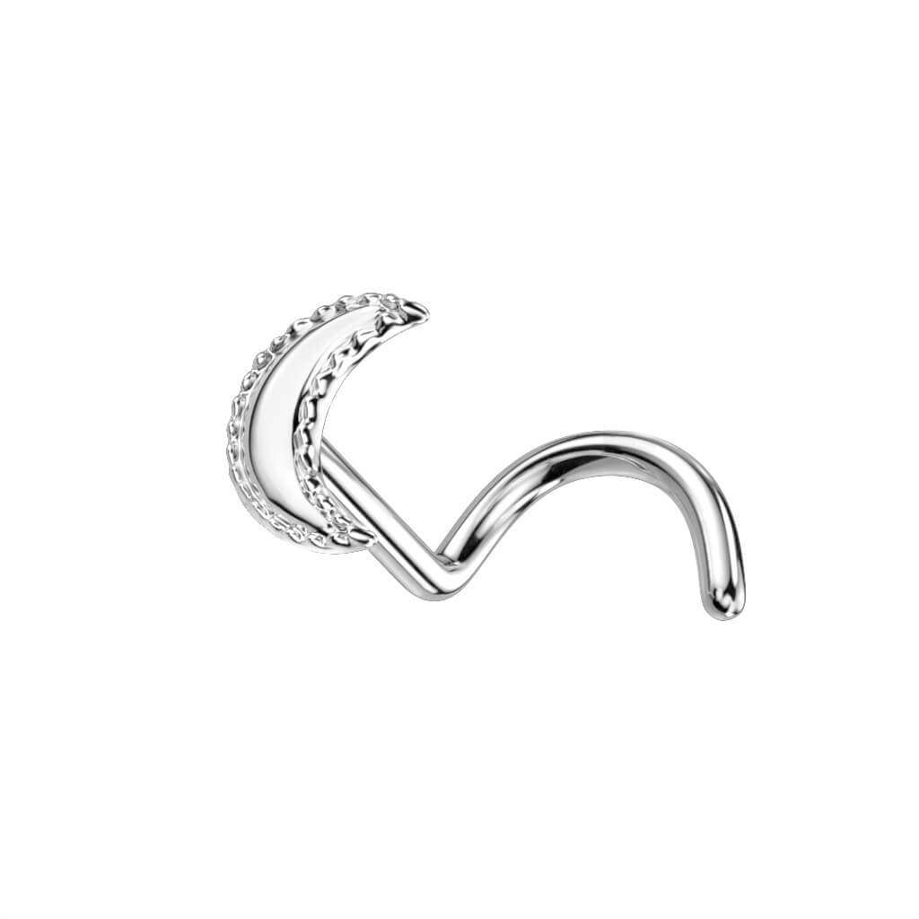 Oro 14 kt Screw Nasale Luna