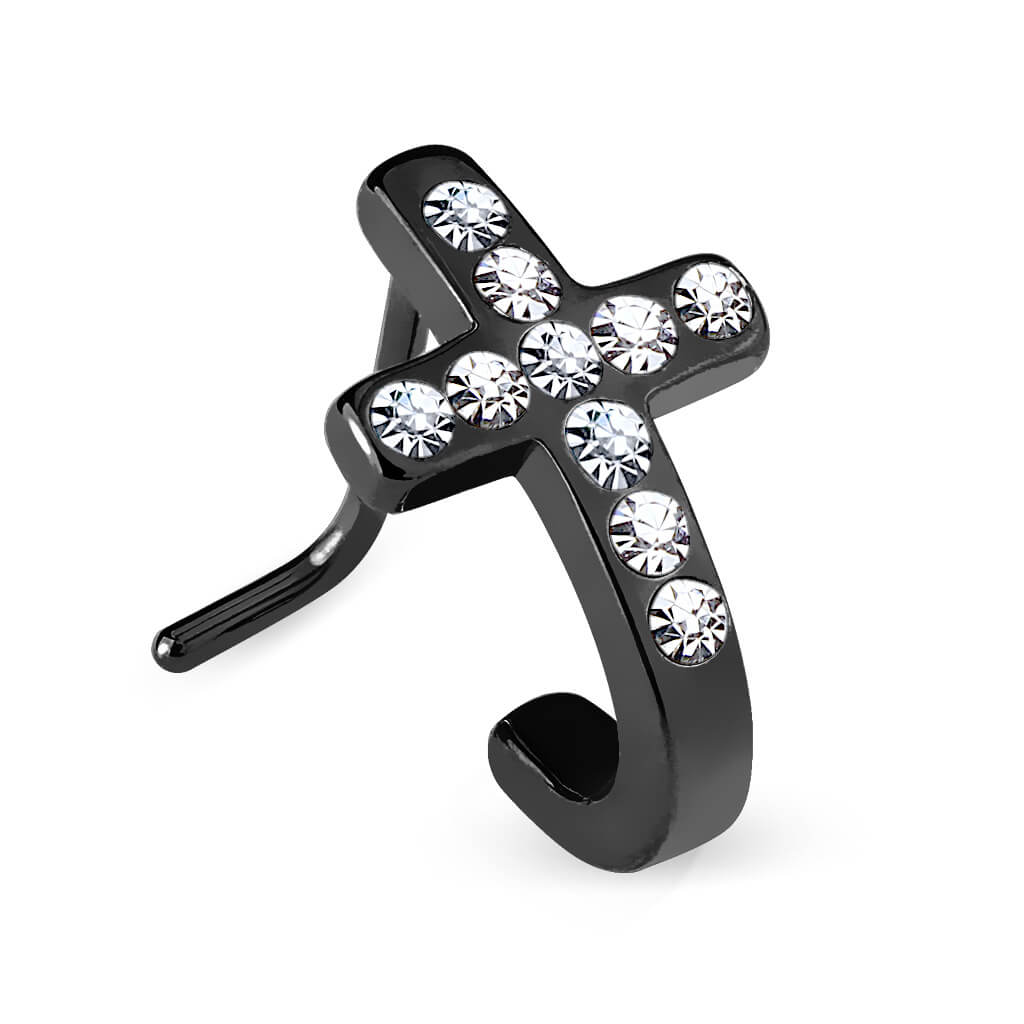 Nez En Forme de L Croix Zircone