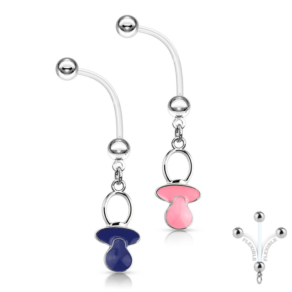 Piercing Ombelico Pendente a ciuccio