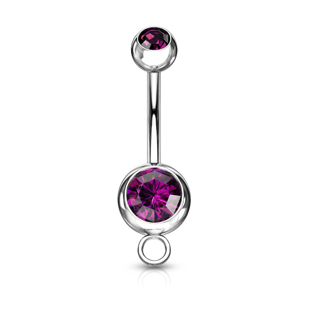 Piercing Nombril Bille Zircone