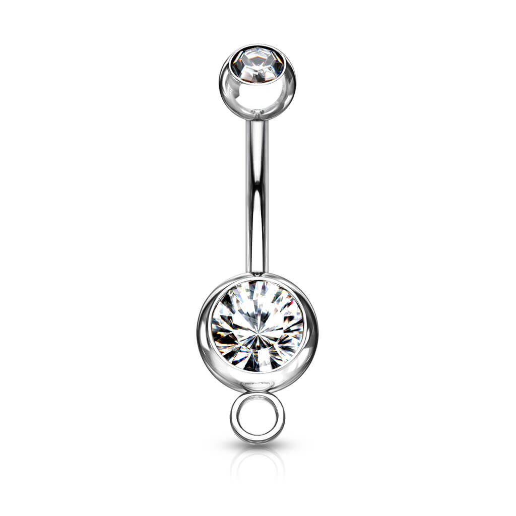 Piercing Nombril Bille Zircone
