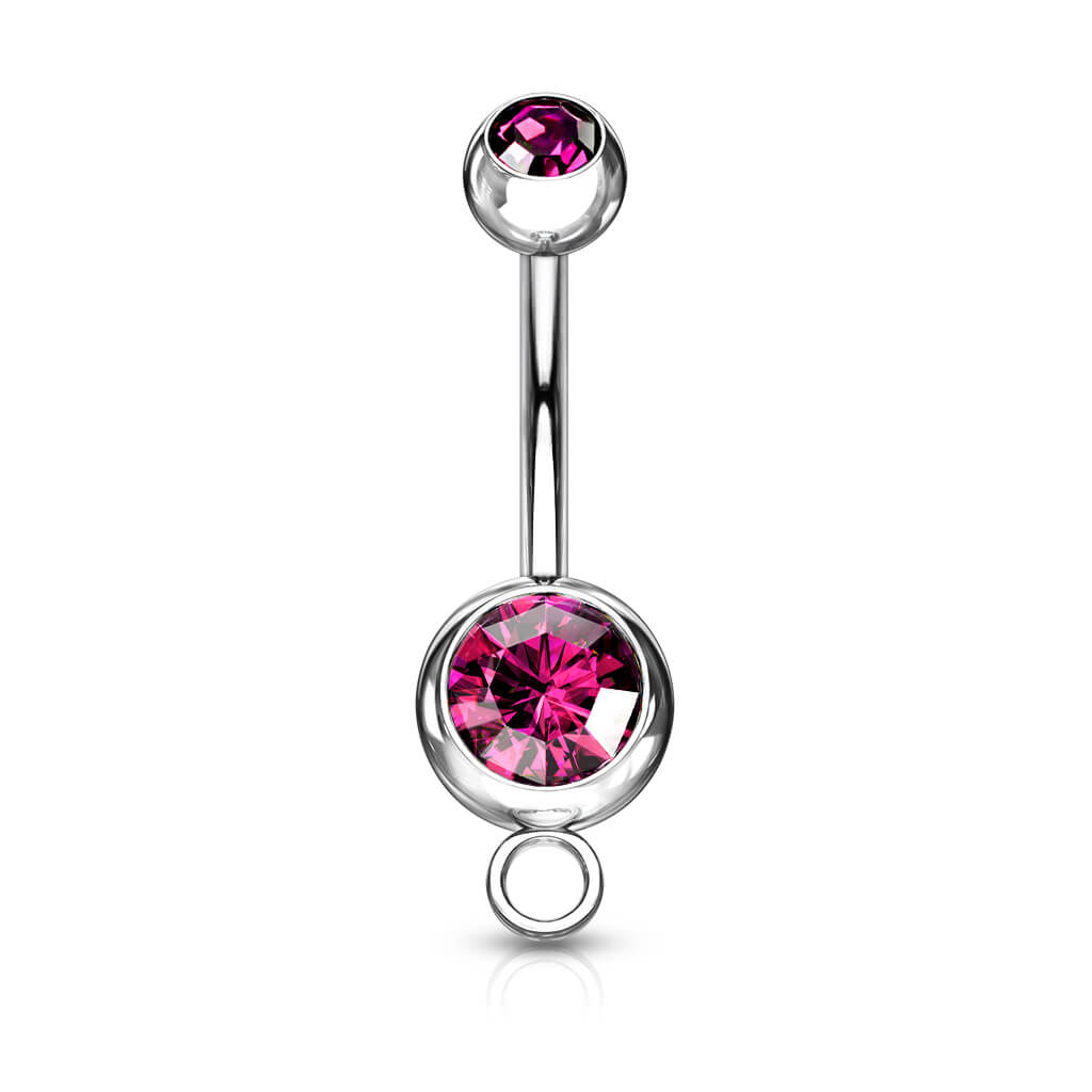 Piercing Nombril Bille Zircone