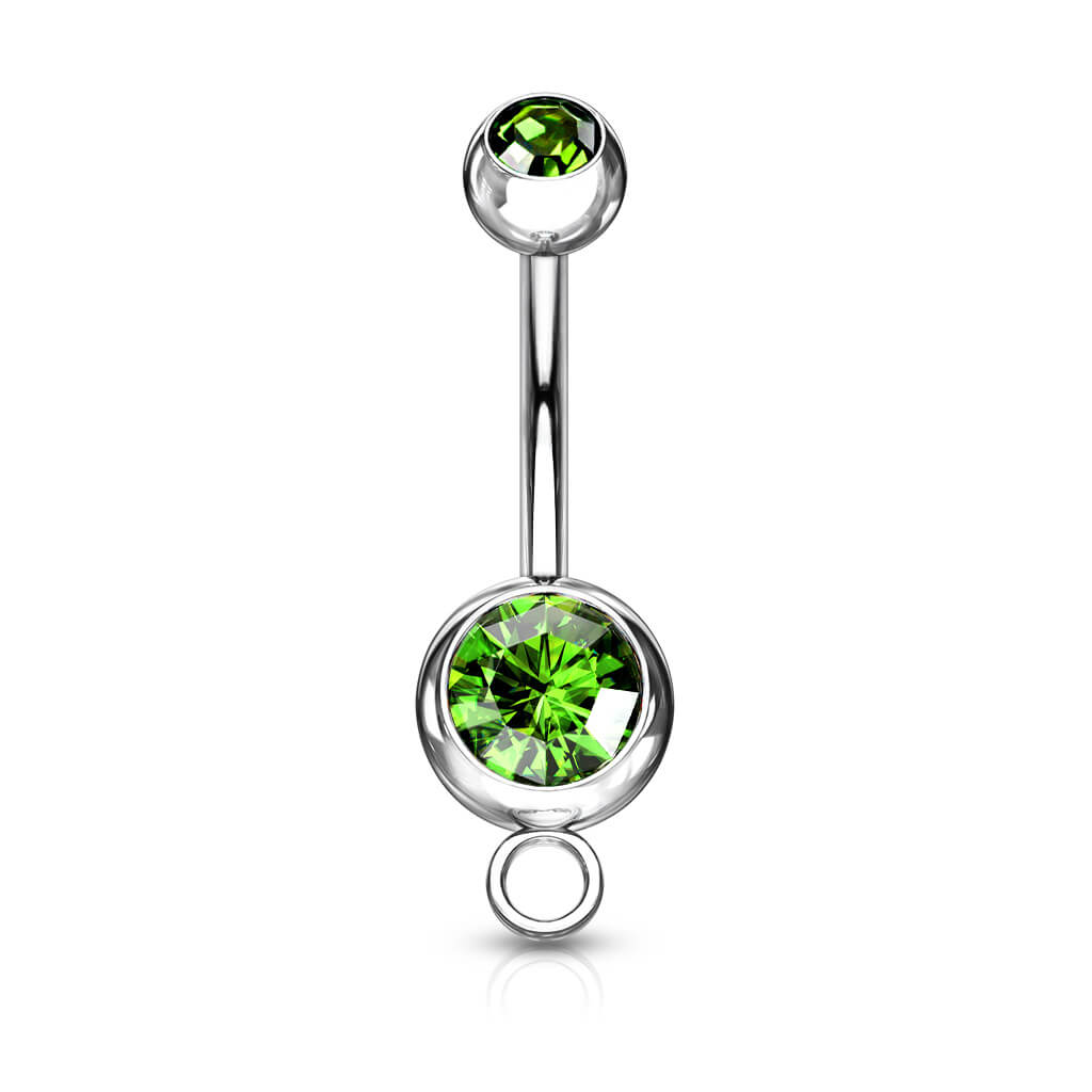 Piercing Nombril Bille Zircone