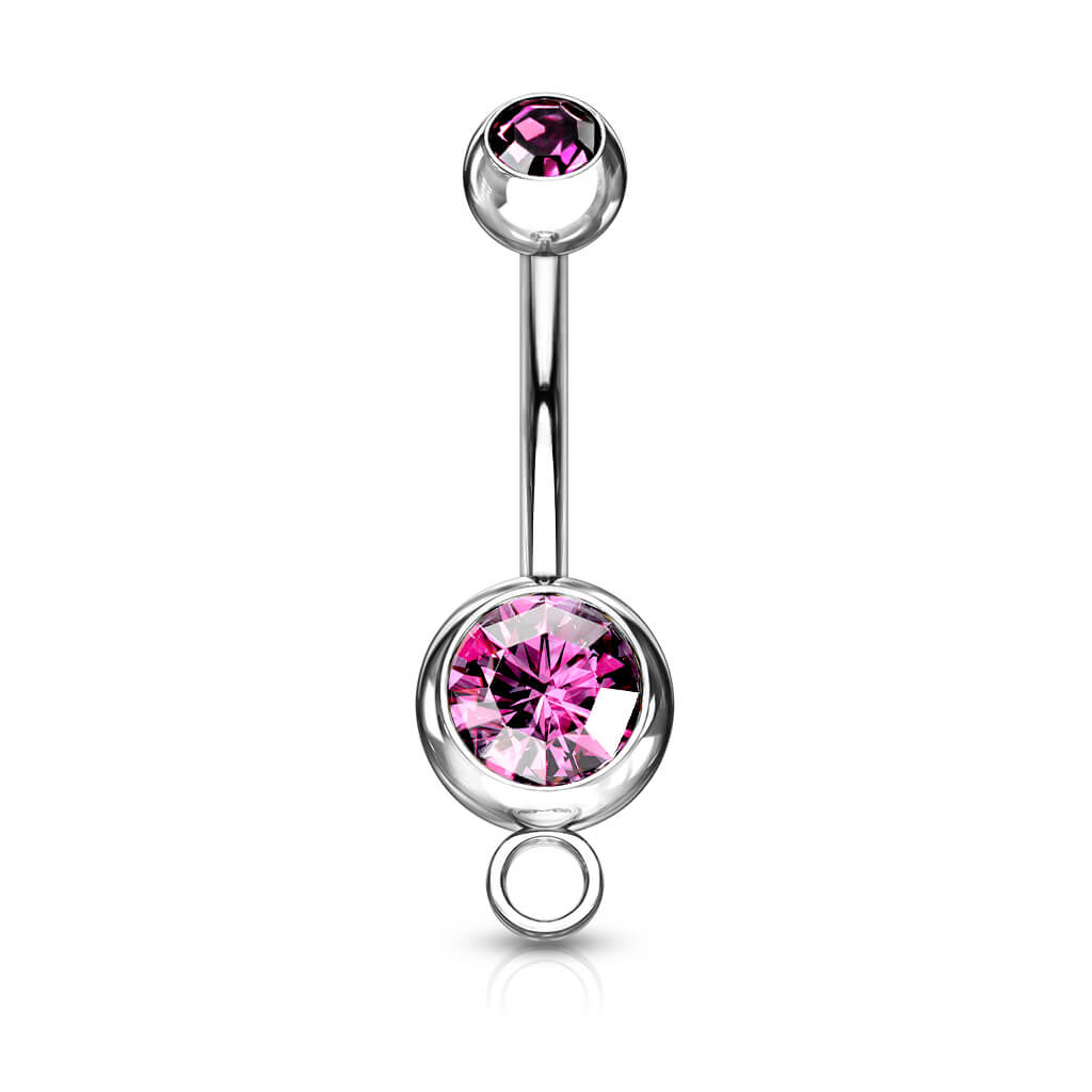 Piercing Nombril Bille Zircone