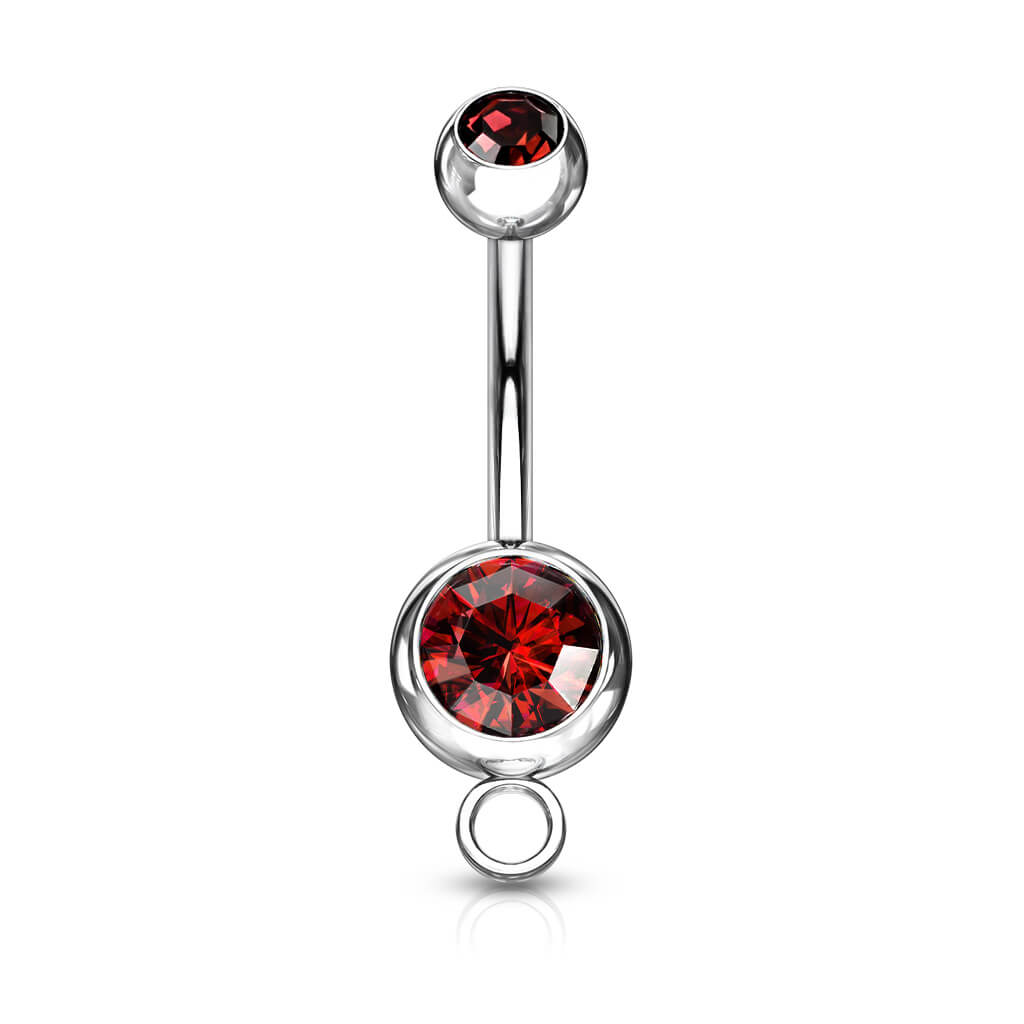 Piercing Nombril Bille Zircone