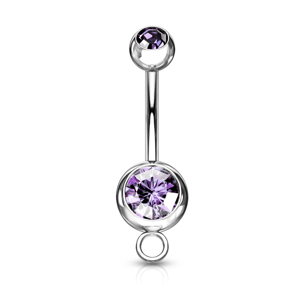 Piercing Nombril Bille Zircone
