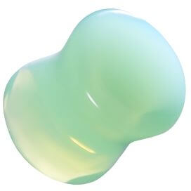 Plug Green blue opal