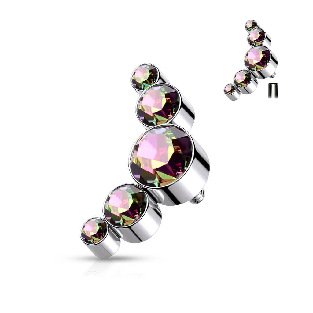 Titanium Top 5 Zirconia Internally Threaded