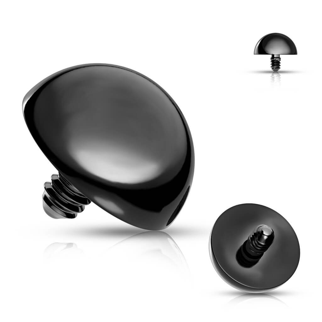 Titane Embout Embout Demi-sphère Filetage Interne
