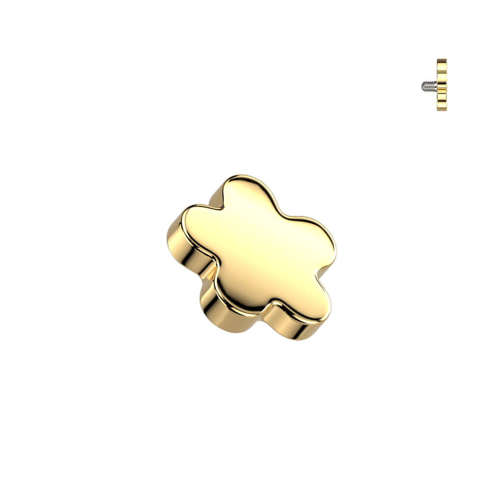 Titanium top flower Internally Threaded