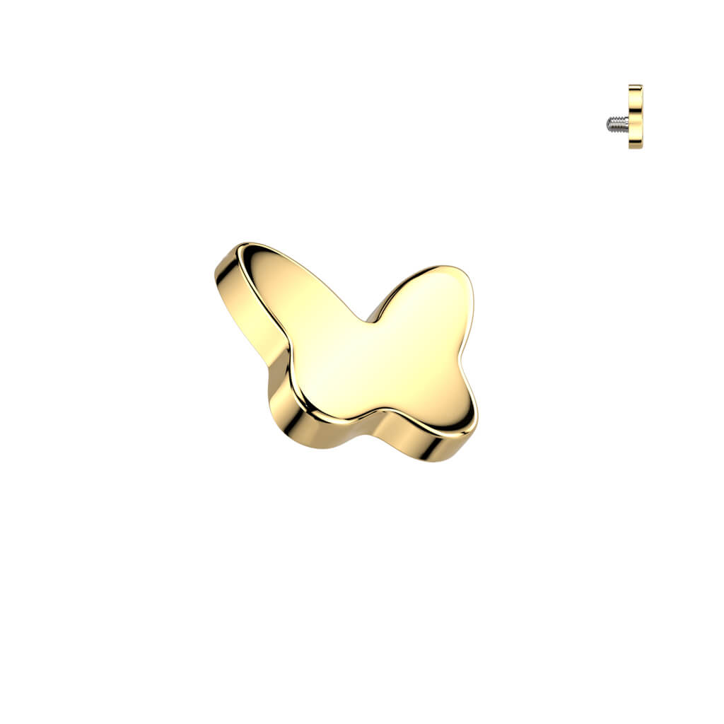 Titanium top butterfly Internally Threaded