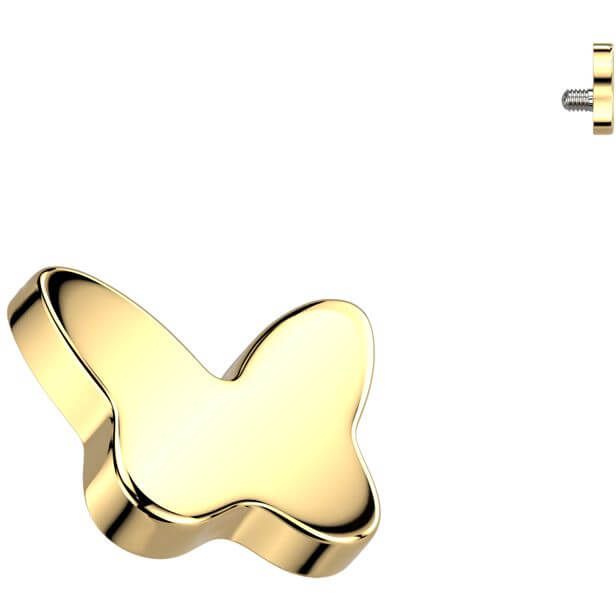 Titanium top butterfly Internally Threaded