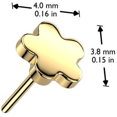 Titanium top flower Push-In