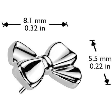 Titanium top ribbon Push-In