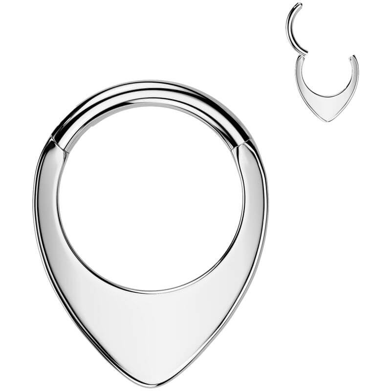 Titanium Ring teardrop Segment