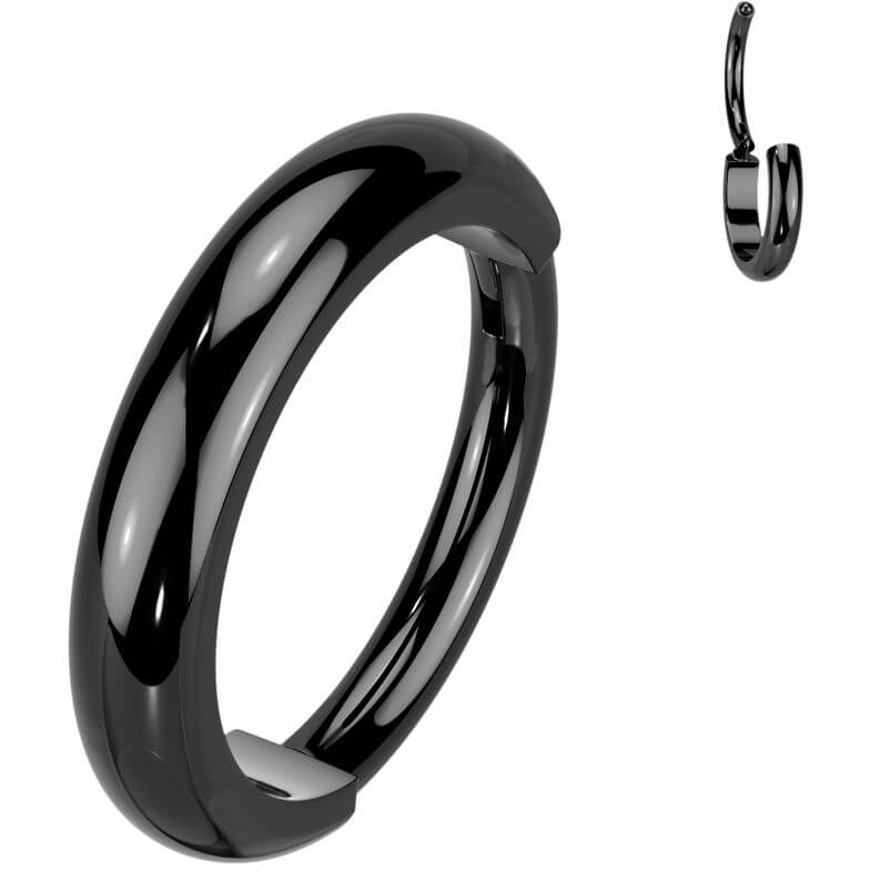 Titanium Ring 2mm wide dome surface Segment