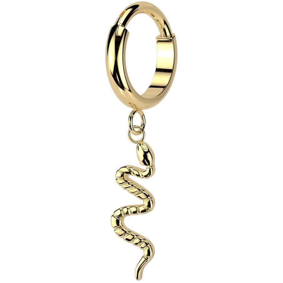 Titanium Ring snake dangle Segment