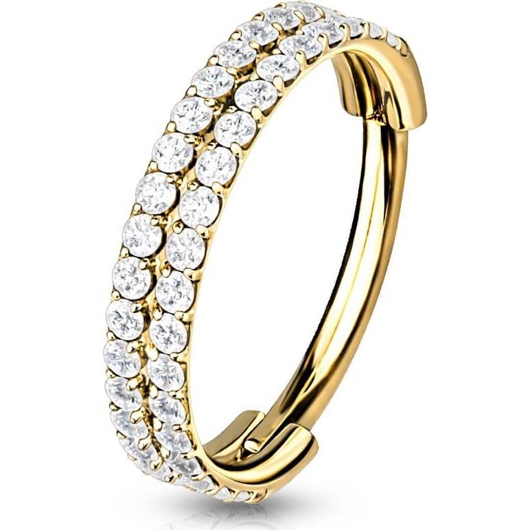 Titanium Ring Zirconia Clicker