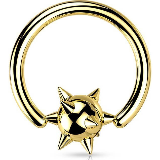 Ring Ball Spike Captive Bead
