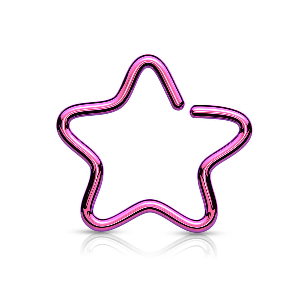 Anello Piercing Stella Pieghevole