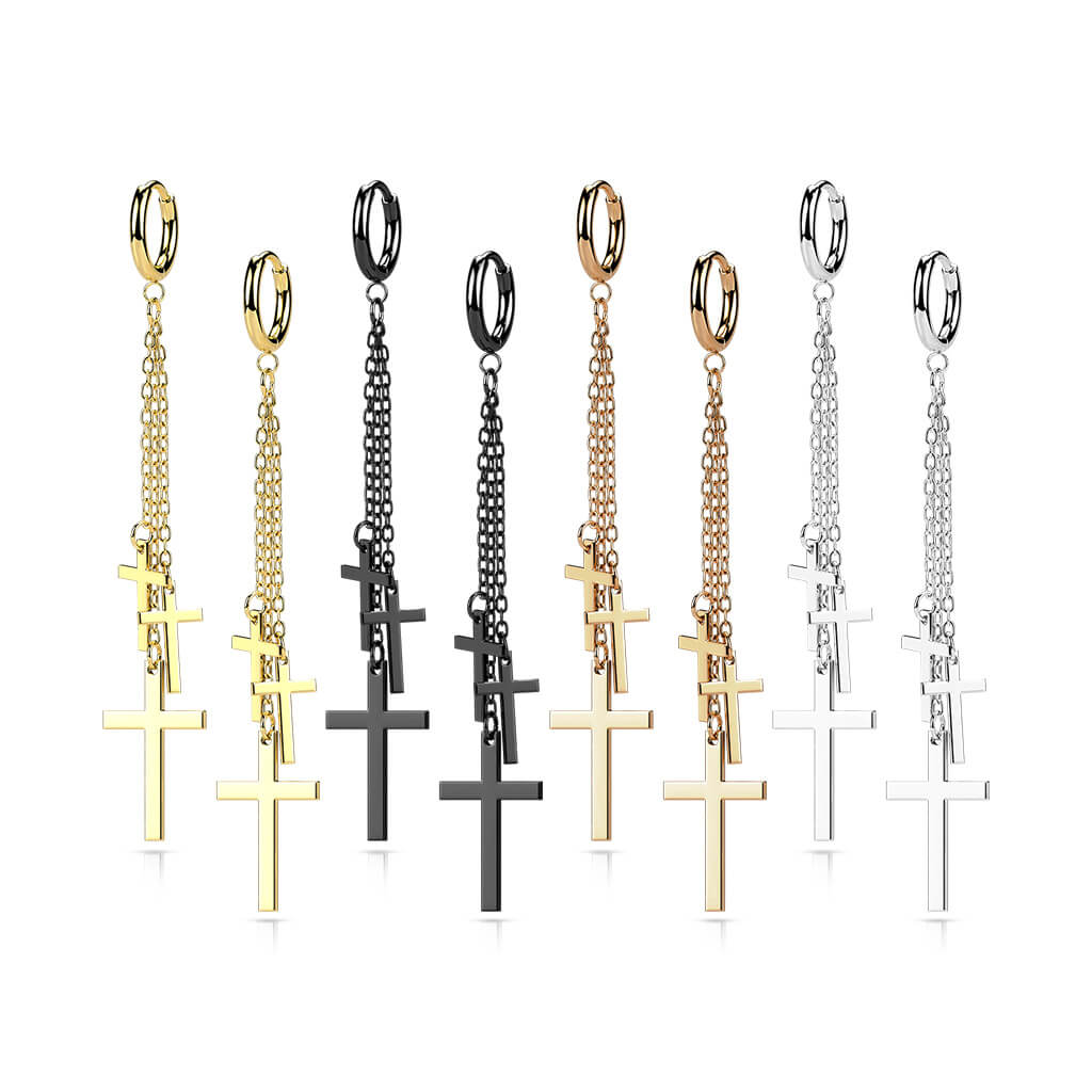 Chain Cross dangle Clicker