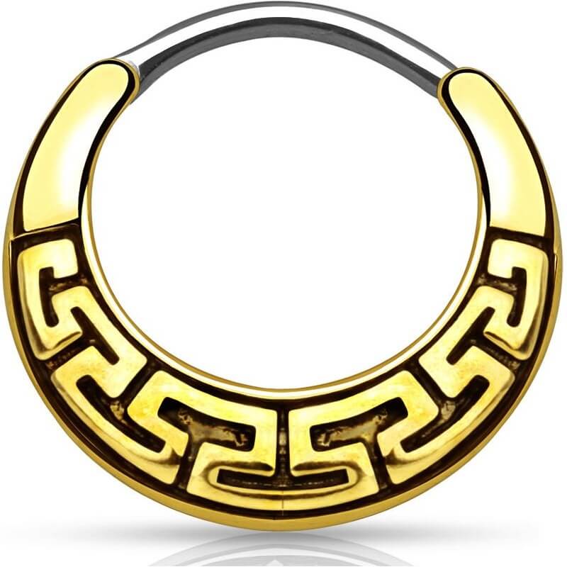 Piercing Septum Clicker tribale Clicker