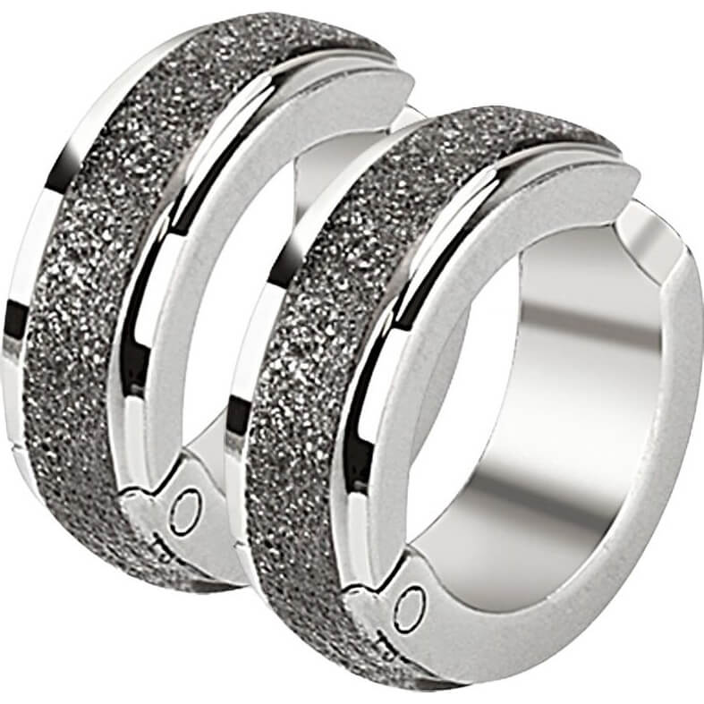 Finto all'Orecchio Orecchini creoli argento