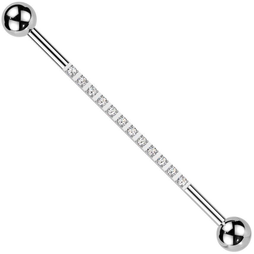 Titanium Industrial Barbell zirconias