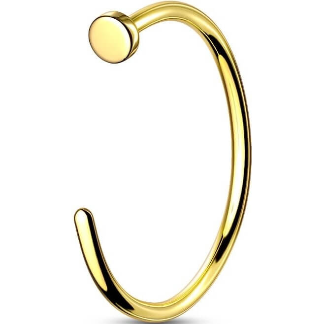 Anneau de Nez Anneau Demi-Cercle