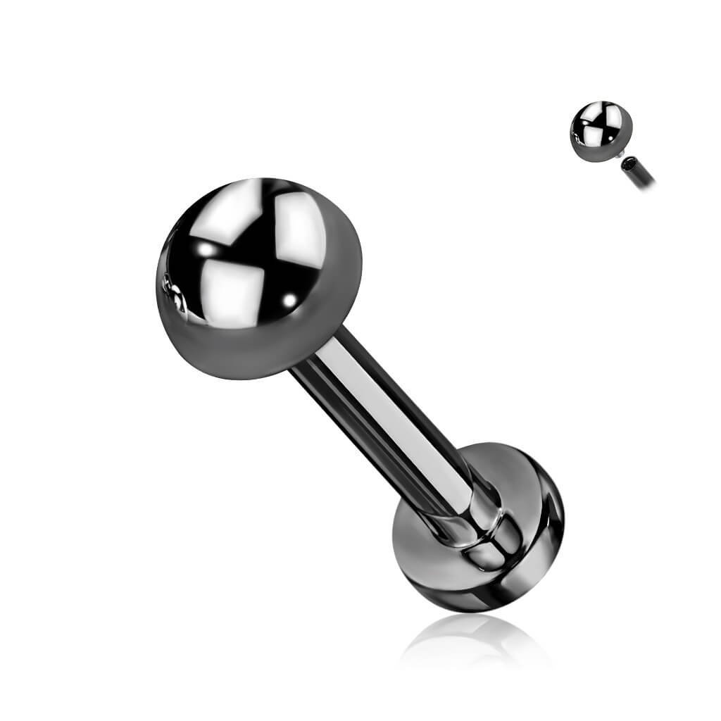 Titanium Labret Dome Internally Threaded