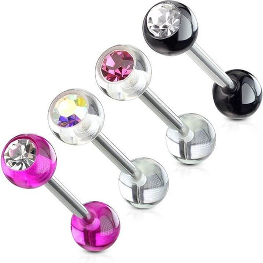 Barbell Kugel Zirkonia
