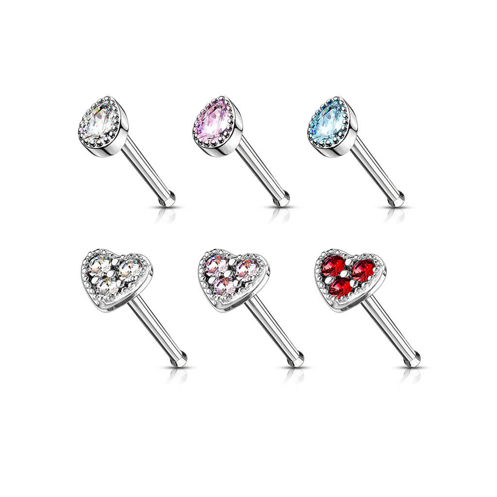 Nez Clou à Nez Pack Zircone