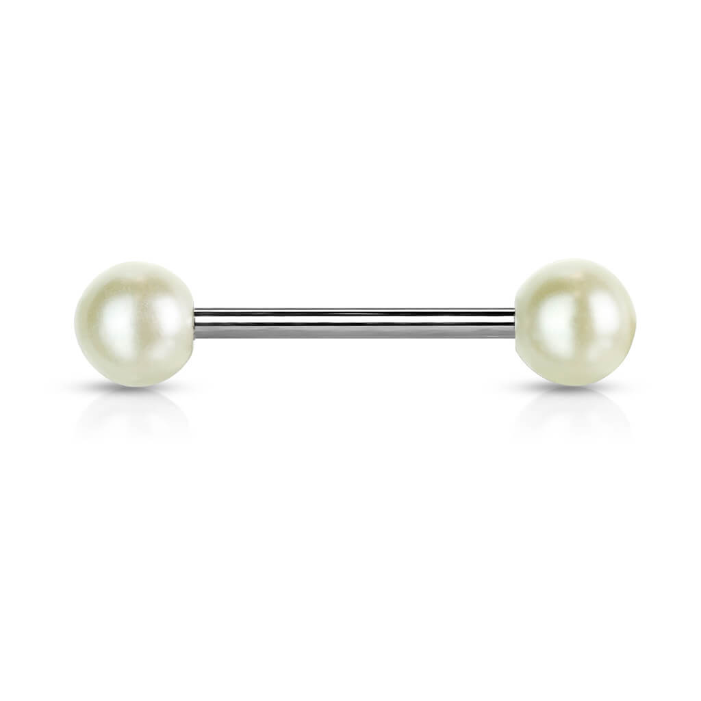 Barbell Acrylic Pearlish Ball