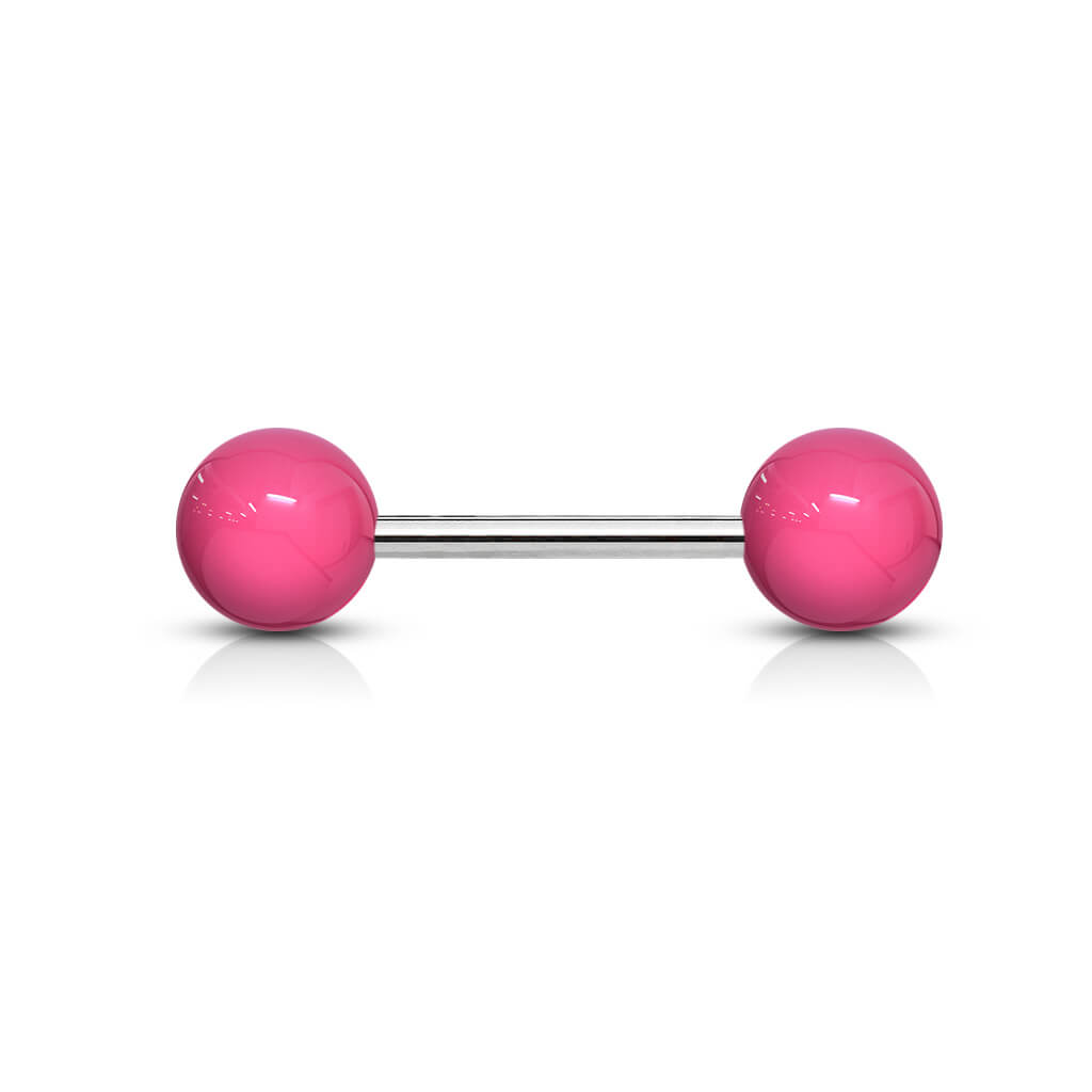 Barbell Acrylic Solid Colored Ball