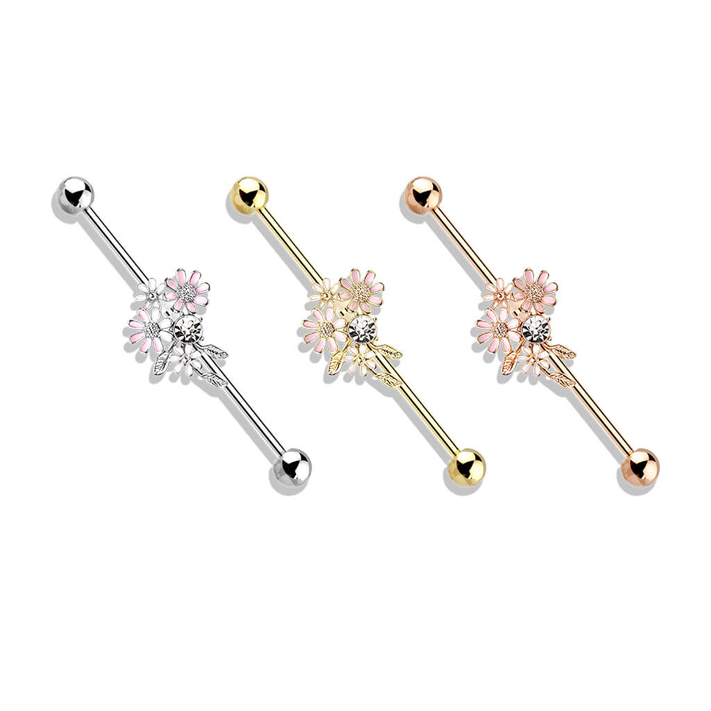 Barre industriel Fleurs Zircone