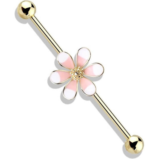 Industrial Barbell Flower Two Tone