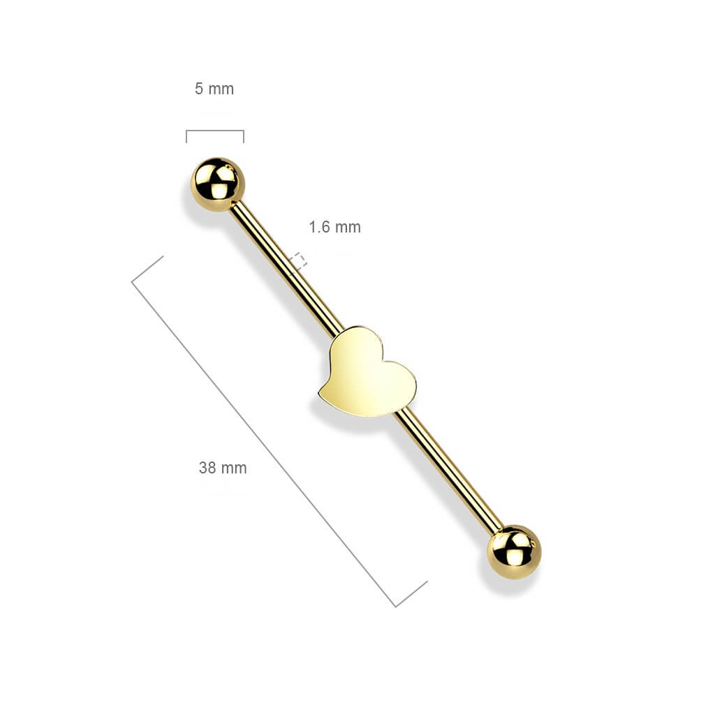 Industrial Barbell Heart