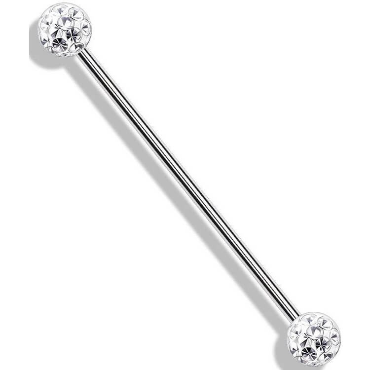 Barbell Industrial Sfera brillante Filettatura Interna