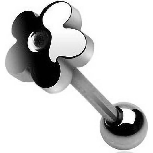 Barbell Silber Blume