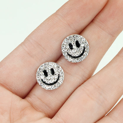 Bouton d'Oreille Smiley Zircone