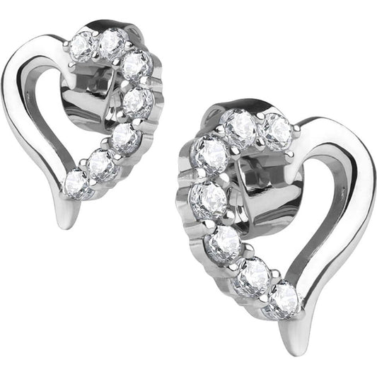 Silver 925 Heart Zirconia