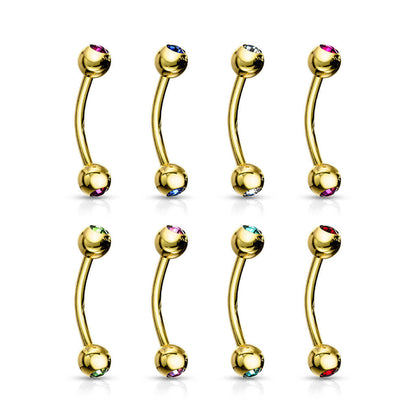 Eyebrow Piercing Ball Zirconia