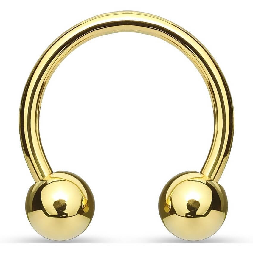 Horseshoe Ball Gold