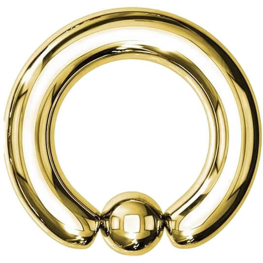 Ring Gold Captive Bead