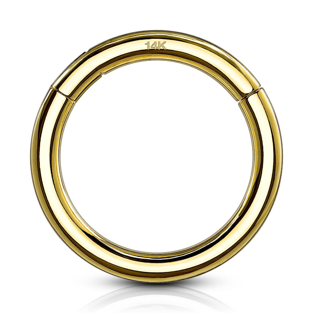 Solid Gold 14 Carat Ring Yellowgold Clicker