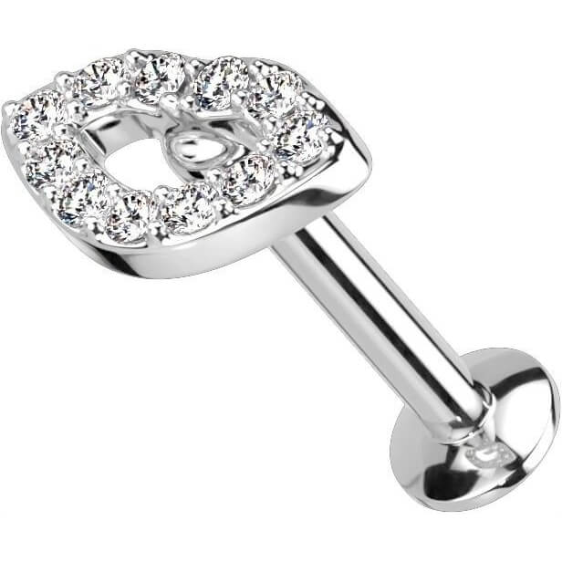 Labret Lippe Zirkonia Push-In