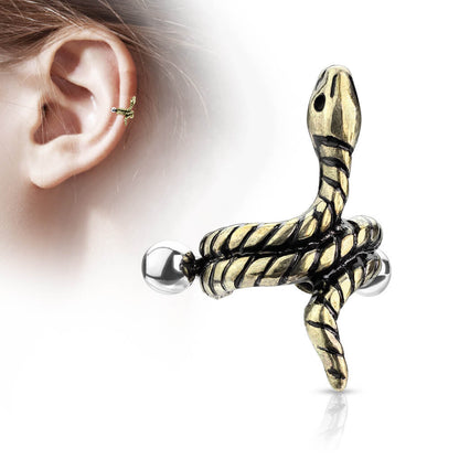 Manchette d'oreille Serpent